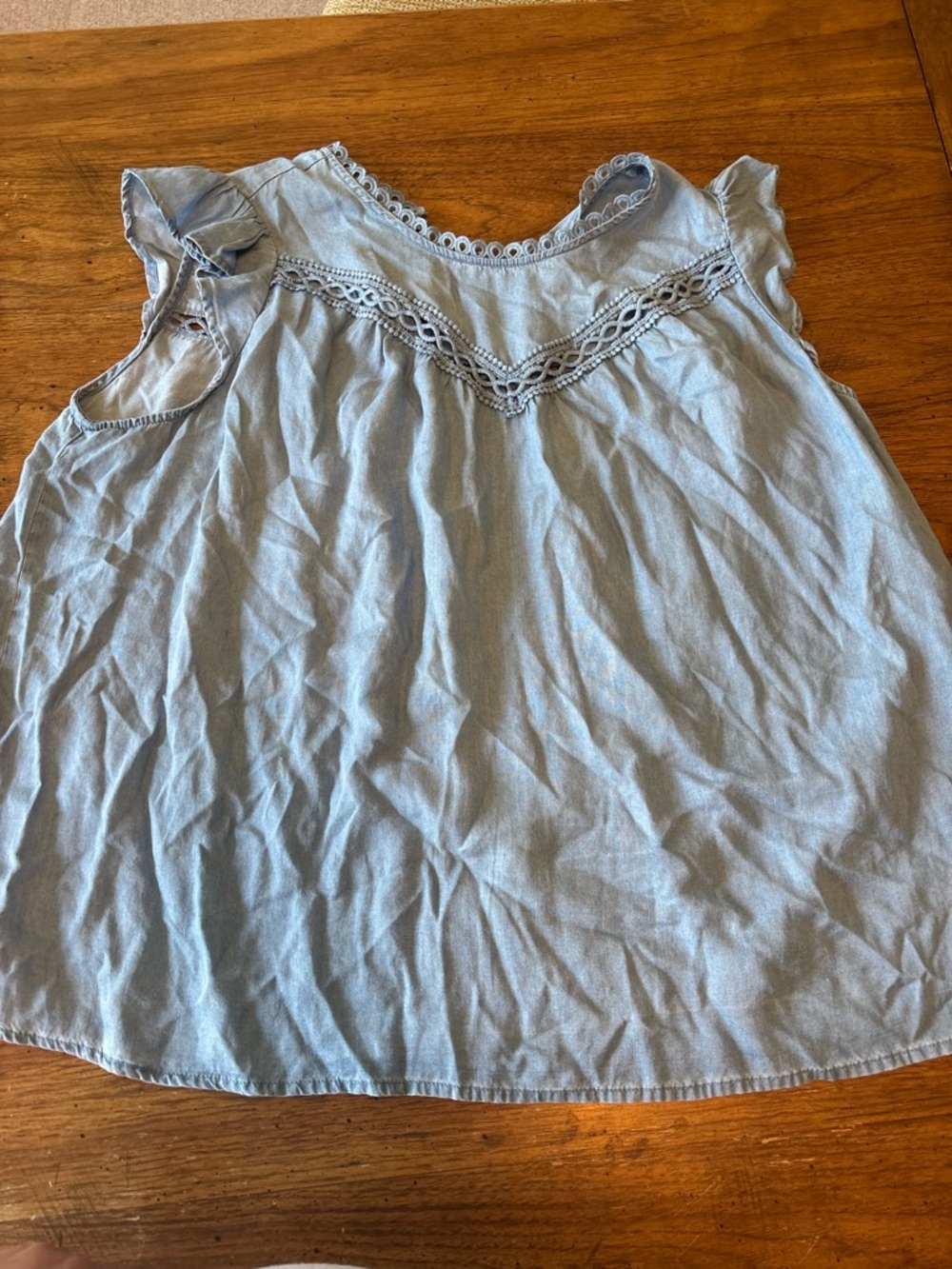 Torrid Sleeveless Top with Lace Trim